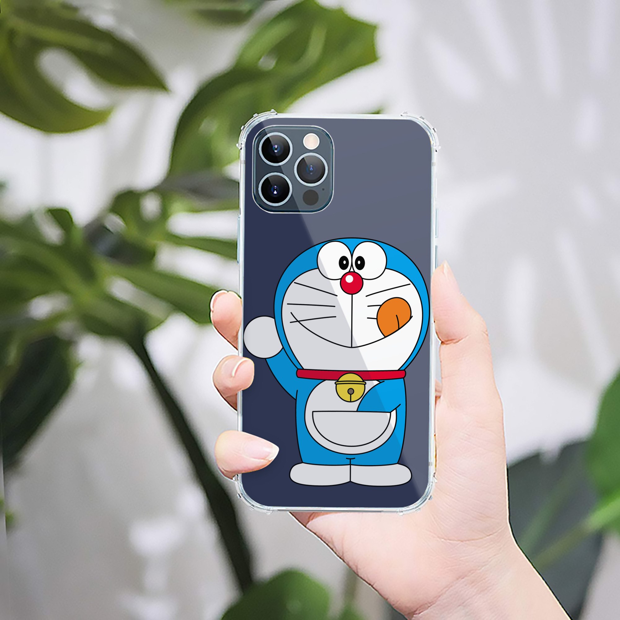 （画像用） ドラえもん Doraemon 【iPhone 12シリーズ対応】透明スマホケース（クリアソフトケース）